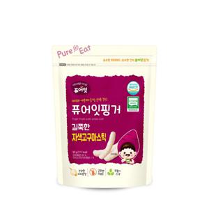 [10+2]퓨어잇핑거 유기농 길쭉한 자색고구마스틱