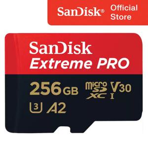 샌디스크 익스트림 프로 microSDXC 256GB 256기가 메모리 4K UHD 비디오촬영 고사양게임 스마트폰 드론 카메라 액션캠 고성능 마이크로SD카드 Extreme Pro SDSQXCD