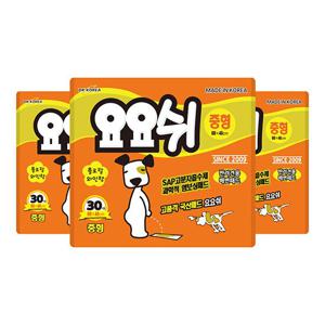 [요요쉬] 배변패드 중형 30매 X 3팩