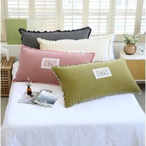 이솔홈 팬지 고급 대쿠션 등쿠션 헤드쿠션 순면커버