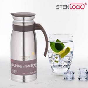 스텐락 스텐물병4호 1300ml 냉장고물병 손잡이물병