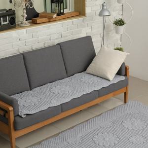 [리앤데코] 로엠플라워 워싱 쇼파패드4인용 65x240cm