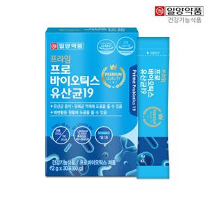 일양약품 프로바이오틱스 유산균 19 30포 1박스/김치유산균 함유