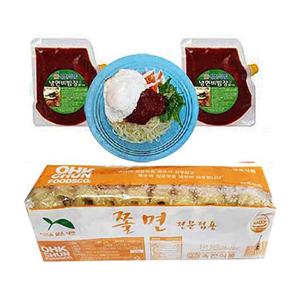 옥천 쫄면2kg+비빔장500gx2봉(셋트10인분)