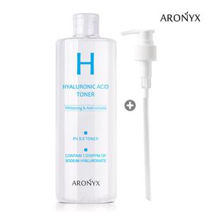 [아로닉스]대용량 히알루론산 토너 500ml+펌프 증정