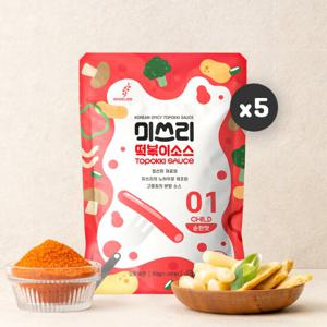 미쓰리 떡볶이소스 1단계 순한맛 50gx6개