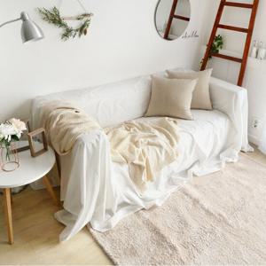 까사베르데 화이트 소파커버 355x230cm