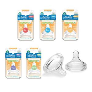 닥터브라운 와이드넥 옵션스 플러스 젖꼭지(5사이즈중택1