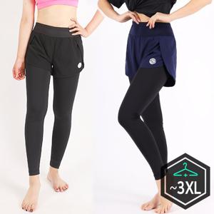 여성 워터레깅스 반바지 빅사이즈 래쉬가드 팬츠 수영복 하의