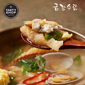 [금강수림] 바지락 황태국 2인분(1kg) 3팩(6인분)