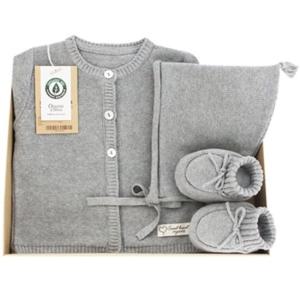 [스윗하트오가닉]오가닉 코튼 내츄럴 유아 니트 선물세트(0세~12