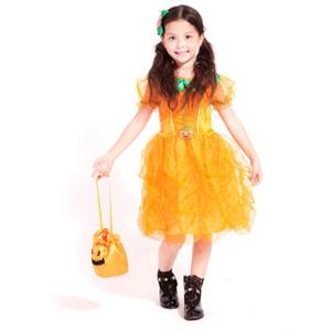 [키즈나라] 코스튬 할로윈 호박드레스3종세트