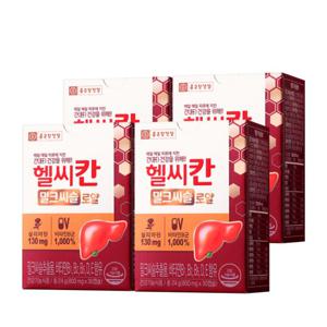 [종근당건강] 헬씨칸 밀크씨슬 로얄 4박스(4개월분)