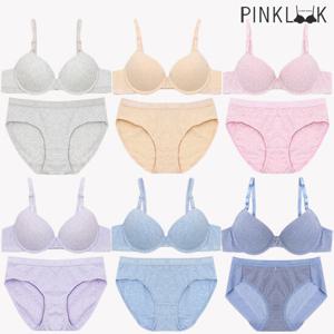 [핑크룩] 아이앤코튼 ABC컵 볼륨 브라팬티 12종세트