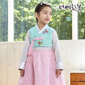 [더예한복][더예한복]QT268-하늘달이/아동한복/여아한복/돌한복