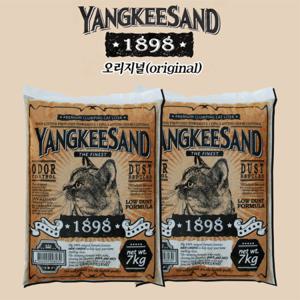 양키샌드 고양이 미국모래 1898오리지널  (7kg x2)
