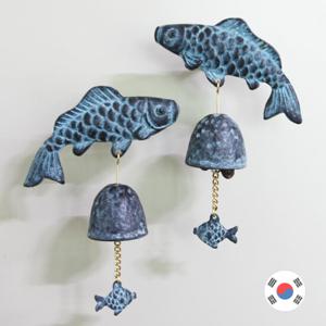 청동 잉어세트 맑은소리 문종 도어벨 1종 HDB-131