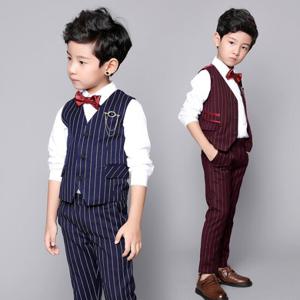 [베이비맥스] 조끼 셔츠 팬츠 3pcs 아동 남아 정장세트 R0382