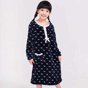 이라인 꼬마강아지 아동 원피스 수면잠옷