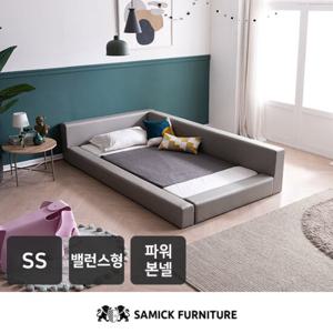 [삼익가구]코지 밸런스 가죽 침대 SS_파워 본넬매트
