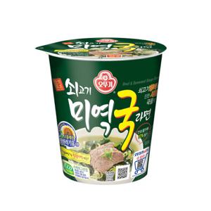 오뚜기 쇠고기미역국라면 60g(미니컵) X 15개