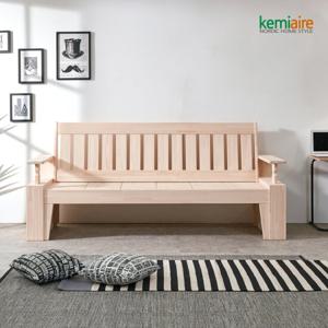 케미에르 편백나무원목(무절) 3인용쇼파 KMD-302