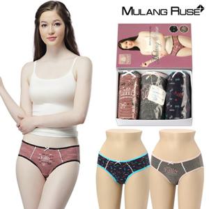 물랑루즈 할로 위생팬티 3매입 생리팬티 여성속옷