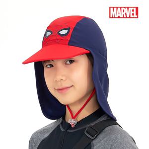 키즈노리]마블 스파이더맨 스판 플랩캡/썬캡/아동/유아모자/남아