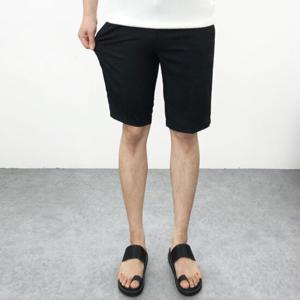 엠클로 남자 빅사이즈 무지 기본 스판 슬랙스 반바지 4컬러 3XL