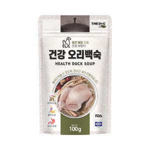 더독 강아지습식간식 오리백숙100g 3개