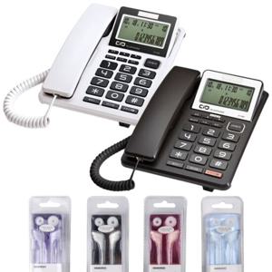 대우발신자표시 유선전화기 DT-3360 블랙/화이트 집전화 사무실 매장DE-301무료이어폰추가 이어폰 색상 랜덤발송