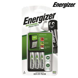 에너자이저 맥시충전기 (충전지 AA4알 포함) 건전지