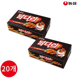 농심 닭다리 핫 숯불바베큐맛 66g x 20개