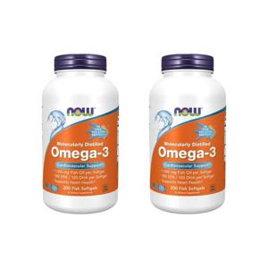 나우푸드 오메가3 1000mg 200피쉬소프트젤 2팩 NOW Foods Omega-