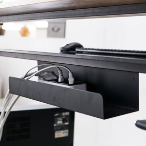 책상 멀티탭선반 홈피스 전원코드 철제 전선정리 데스크