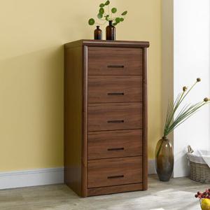 데즈 무늬목 슬림 서랍장 깊이 500