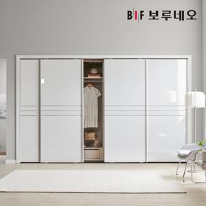 보루네오 라인 슬라이딩 붙박이장 360cm 12자
