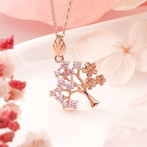 골드팡 14k 마이포시즌스 봄 탄생목 펜던트
