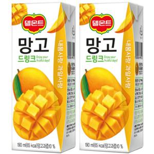 [델몬트]드링크팩 망고 190ml x 32팩