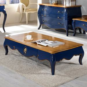 젠틱가구 로즌 엔틱 거실 소파테이블 탁자 좌탁 블루