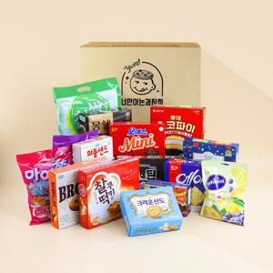 오늘은 탕비실 털이범 과자 13종 세트 / 사무실 간식 과자 세트