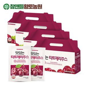 [참앤들황토농원] 맛있는 몽모랑시 타트체리주스 30포 4박스