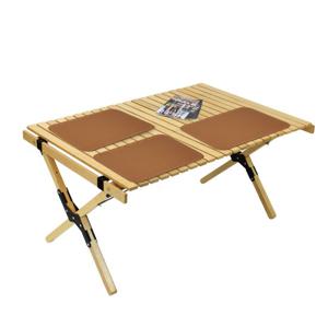 Buck703 감성캠핑 가죽테이블보 브라운 520x360