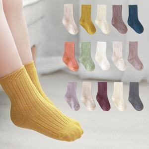 [조이멀티]골지 유아 발목양말 5종1세트(S-XL) 204341