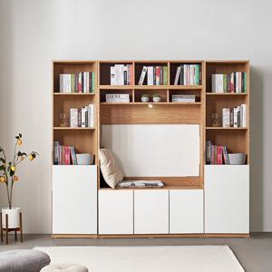 나무뜰 칸느 2400 월플렉스 오픈형 수납 거실장 BSC305C (착불)