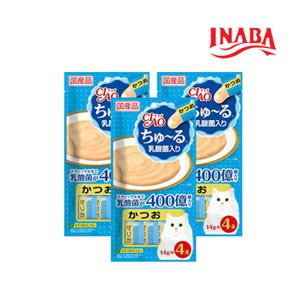 [이나바]이나바 챠오츄르 (sc-232) 유산균 가다랑어 56g 3팩