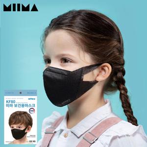 미마마스크 KF80 (검정 초소형XS, 70개입)