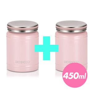 리빙아트 파스텔 보온죽통 450ml 1＋1