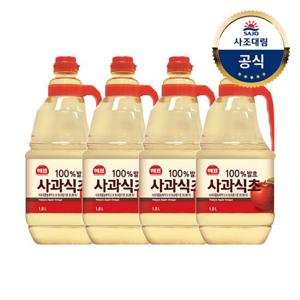 [사조대림] 사과식초1.8L x4개