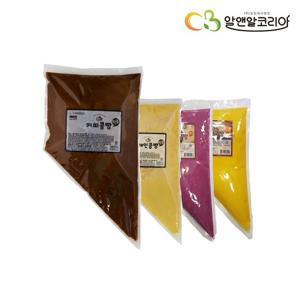 알앤알코리아 커피콩빵 반죽 1kg(커피, 플레인, 바나나, 고구마)